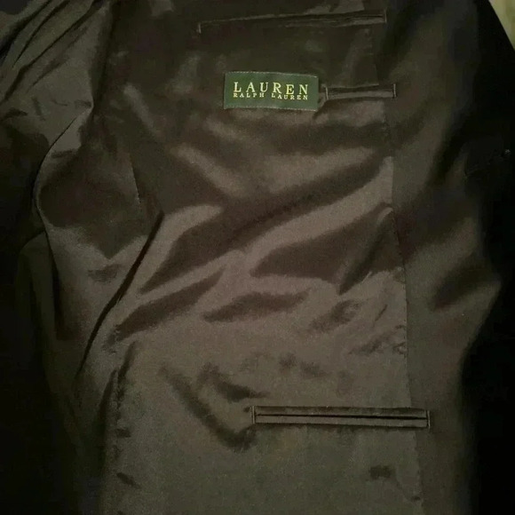 Lauren by Ralph Lauren men’s black suit coat. - Picture 8 of 8